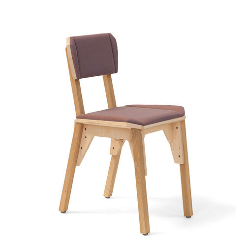 现代风格餐厅椅 - 's-Chair by Jeroen Wand - VIJ5 - 室内 / 布料 / 胶合板