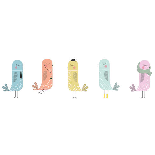 装饰贴纸 - BIRDS - Lagrama