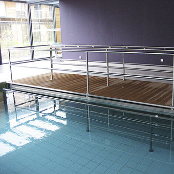 水疗池升降池底 - CLINIQUE DU BOURGET - AQUALIFT INDUSTRIE