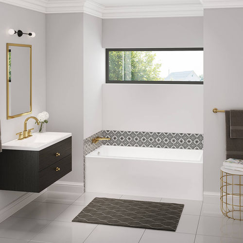 集成式浴缸 - BOSCA 6030 IFS - MAAX bathroom - 住宅用 / 丙烯树脂 / 现代风格