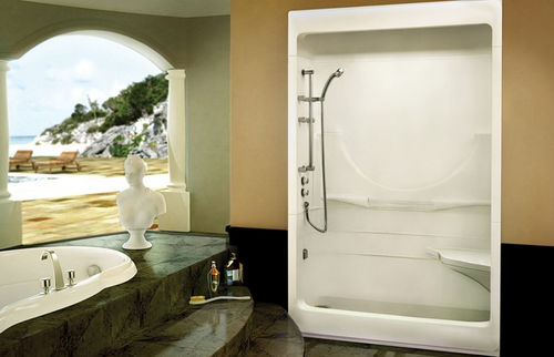 PVC淋浴房 - SOPRANO I - MAAX bathroom - 平开门 / 长方形