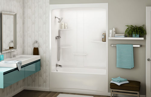 长方形淋浴浴缸 - ALLIA TSR-6032 - MAAX bathroom - 嵌入式 / 丙烯塑料
