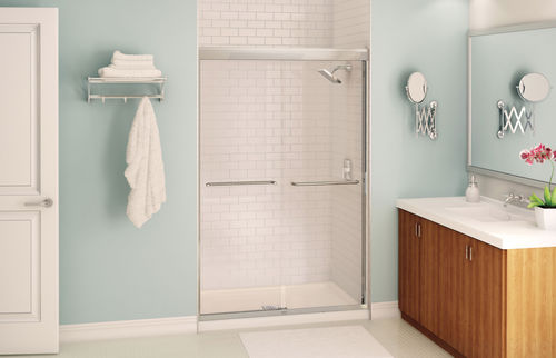 滑动式淋浴间隔断 - AURA - MAAX bathroom - 壁龛式