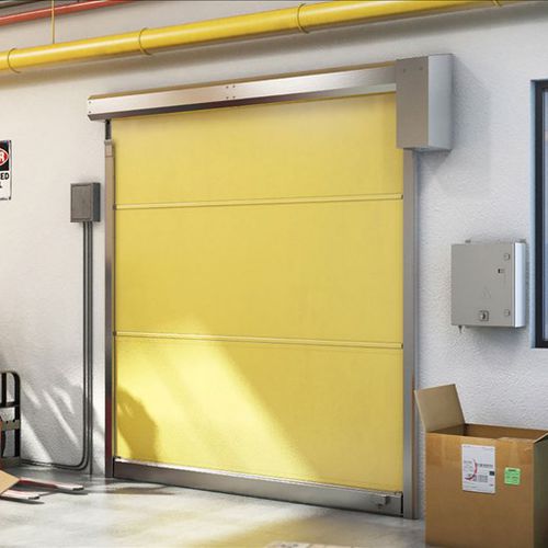 卷帘工业门 - RR300 - ASSA ABLOY - 电镀钢 / 不锈钢 / PVC
