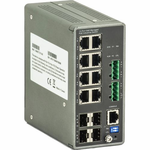 以太网接口模块 - RY-LPIGE-804GBTME - GEUTEBRÜCK - PoE