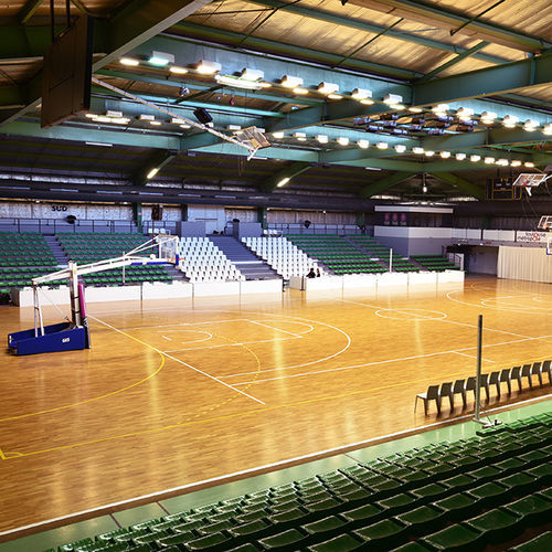 室内运动地板 - FLEXLOCK - Tarkett Sports Indoor - 木质 / 多功能体育馆 / 用于运动场