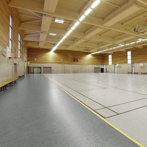 室内运动地板 - LUMAFLEX EVOLUTION E LINOSPORT XF&sup2; - Tarkett Sports Indoor - 桦木 / 聚乙烯 / 聚氨酯