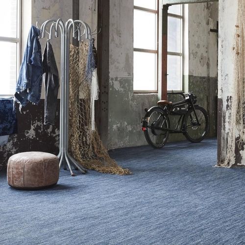凹凸立体满铺地毯 - DENIM - Tarkett RESIDENTIAL - 复合陶瓷 / 单色 / 灰色