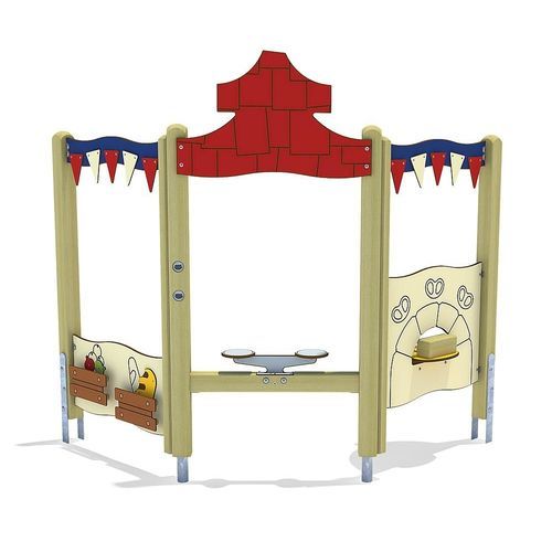 游乐场儿童游戏屋 - MARKET STALL - eibe Produktion + Vertrieb GmbH & Co KG - 落地式