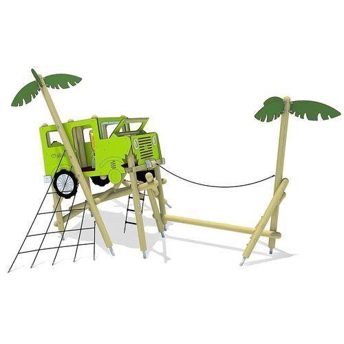 游乐场游乐设施 - OFF-ROAD   - eibe Produktion + Vertrieb GmbH & Co KG - 钢 / 塑料 / HPL