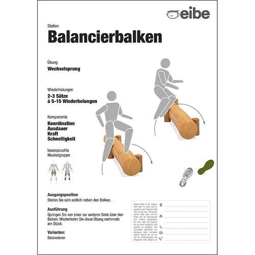 岛台式信息标识架 - BALANCING BEAM    - eibe Produktion + Vertrieb GmbH & Co KG - 户外 / 游乐场 / 铝制