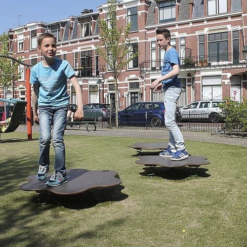 HPL弹簧摇摇乐 - JUMPING PLATES  - eibe Produktion + Vertrieb GmbH & Co KG - 花朵 / 单人