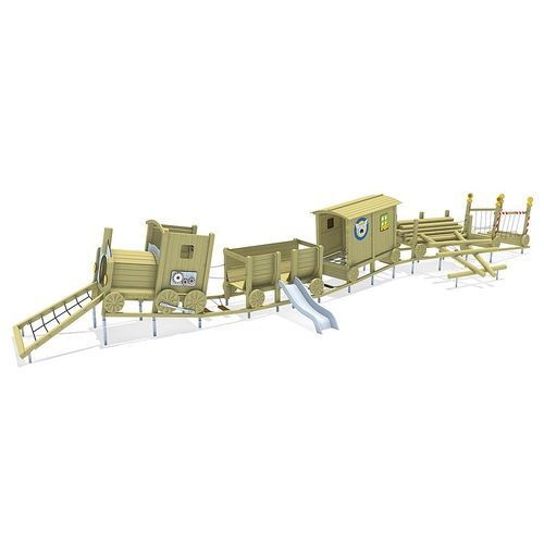 游乐场游乐设施 - 51180501100 - eibe Produktion + Vertrieb GmbH & Co KG - 金属 / 木质 / 模块化