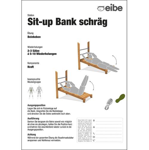 落地信息标识架 - 55210406300  - eibe Produktion + Vertrieb GmbH & Co KG - 户外 / 游乐场 / 木质