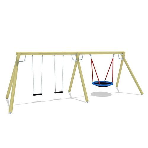 木质秋千 - 52509001100  - eibe Produktion + Vertrieb GmbH & Co KG - 用于游乐场 / 多头