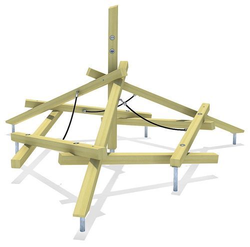 游乐障碍训练器材 - MIKENO - eibe Produktion + Vertrieb GmbH & Co KG - 跳高 / 平台式 / 攀爬器材
