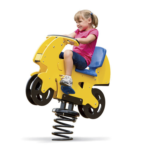 钢弹簧摇摇乐 - SIDEWINDER CYCLE - PLAYWORLD - 塑料 / 运输工具 / 单人