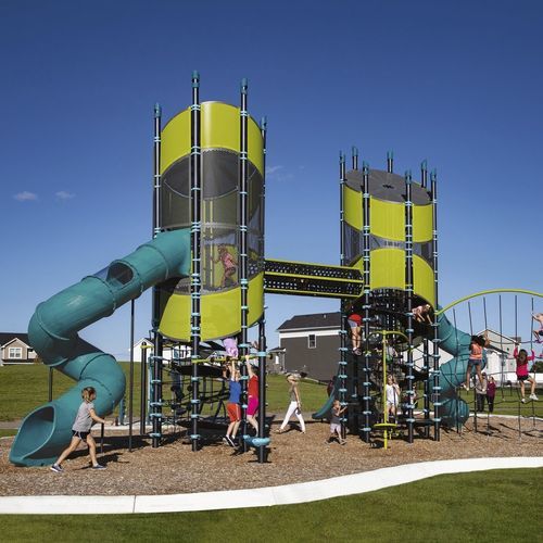 儿童游乐塔 - Super Netplex&reg; 8' &amp; 12' Towers - LANDSCAPE STRUCTURES