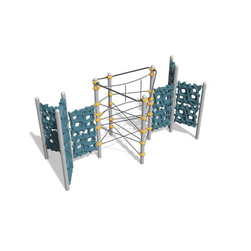 攀登游乐设施 - GeoPlex® Navigator Climber - Design 5104 - LANDSCAPE STRUCTURES - 游乐场 / 粉末涂层钢 / 聚乙烯
