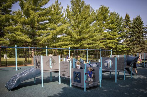 游乐场游乐设施 - Northfield Promise  Playground - Design 6859 - LANDSCAPE STRUCTURES - 不锈钢 / 粉末涂层钢 / 聚乙烯