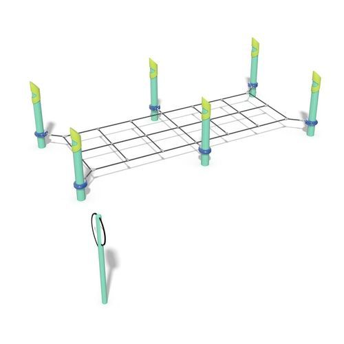 游乐障碍训练器材 - FitCore&trade; Extreme High Step - Design 6198 - LANDSCAPE STRUCTURES - 户外