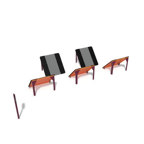商用健身游乐场 - FitCore&trade; Extreme Quintuple Steps - Design 6188 - LANDSCAPE STRUCTURES - 之字型 / 户外