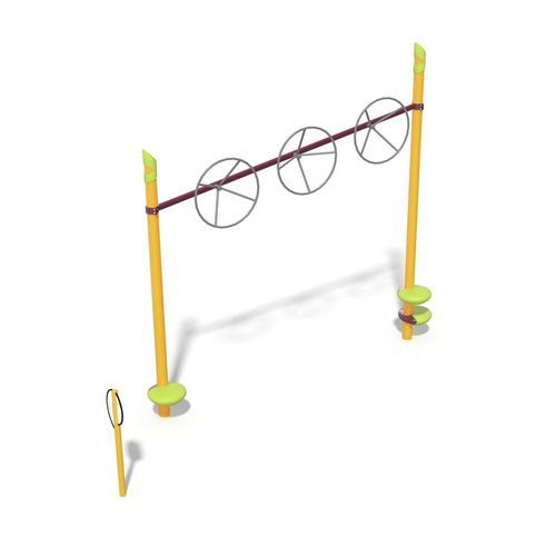 商用健身游乐场 - FitCore&trade; Extreme Wheel Bridge - Design 6193 - LANDSCAPE STRUCTURES - 户外