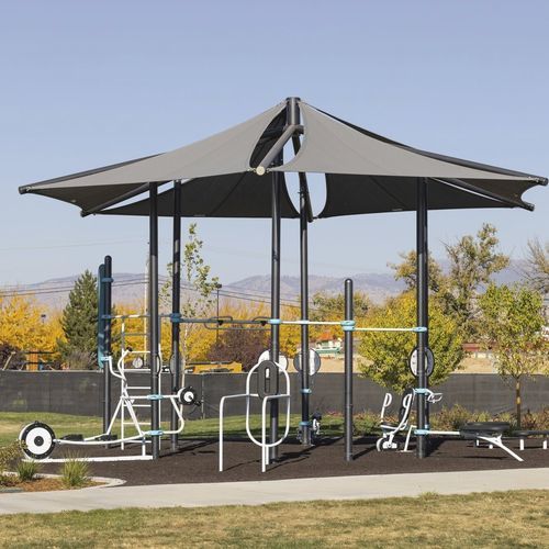 多功能训练机 - HealthBeat Circuit™ - Design 6512 - LANDSCAPE STRUCTURES