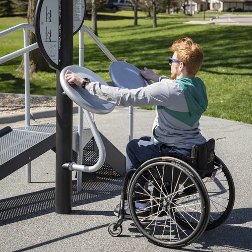 户外健身转盘 - HealthBeat® Tai Chi Wheels - Design 2280 - LANDSCAPE STRUCTURES