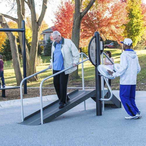 老年人健身器材 - HealthBeat® Mobility - Design 3490 - LANDSCAPE STRUCTURES - 户外 / 商用 / 用于健身路径