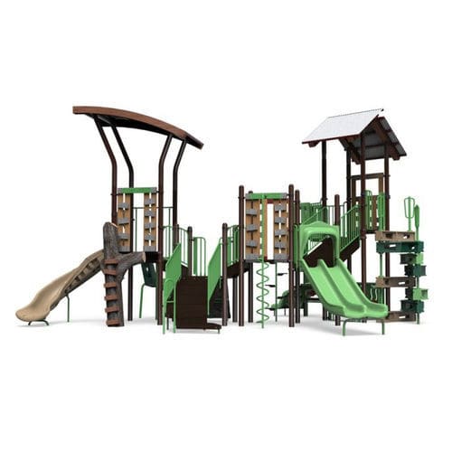 游乐场游乐设施 - NU-EDGE®   - little tikes - 木质 / 塑料 / 模块化