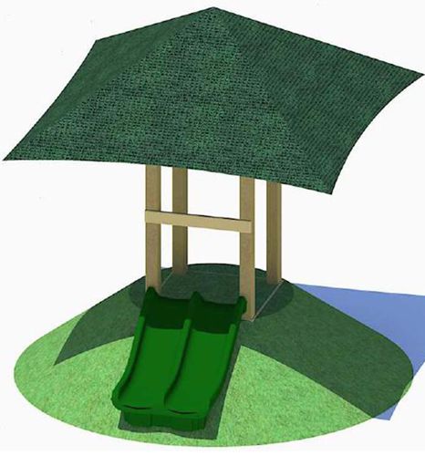 堤岸滑梯 - HILL  - progressive design playgrounds - 游乐场 / 多头 / 木质