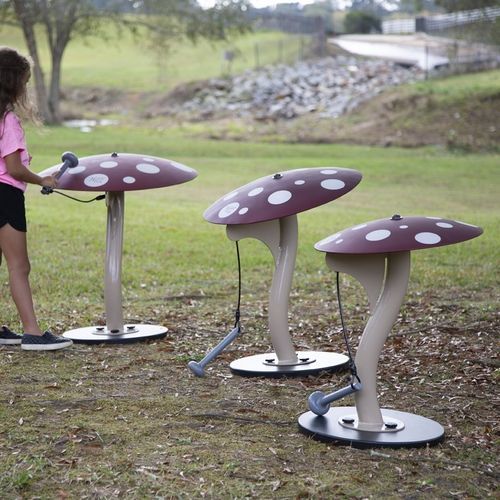音乐游乐设施 - MUSHROOMS - progressive design playgrounds - 游乐场 / 公共机构用 / 金属