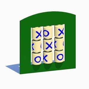 掷骰子儿童游戏板 - TIC TAC TOE - progressive design playgrounds