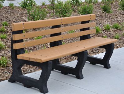 现代风格公共长椅 - BROOKLYN - progressive design playgrounds - 锌制 / 塑料 / 再生塑料