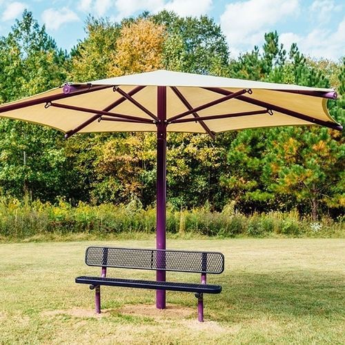 六角形遮阳伞 - UMBRELLA - progressive design playgrounds - 支杆居中 / 布料 / 商用