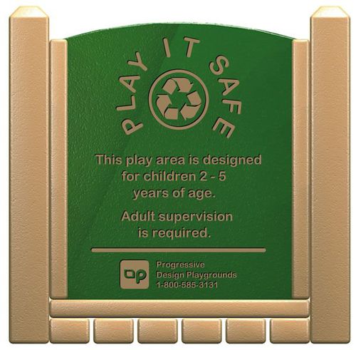 户外安全标示 - STANDARD  - progressive design playgrounds