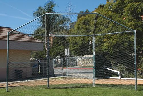 金属多项运动球门 - BACKSTOP - progressive design playgrounds - 固定 / 黑色 / 草地上