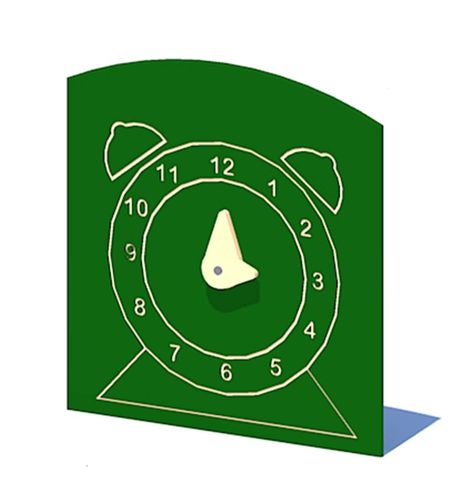 钟表儿童游戏板 - CLOCK - progressive design playgrounds