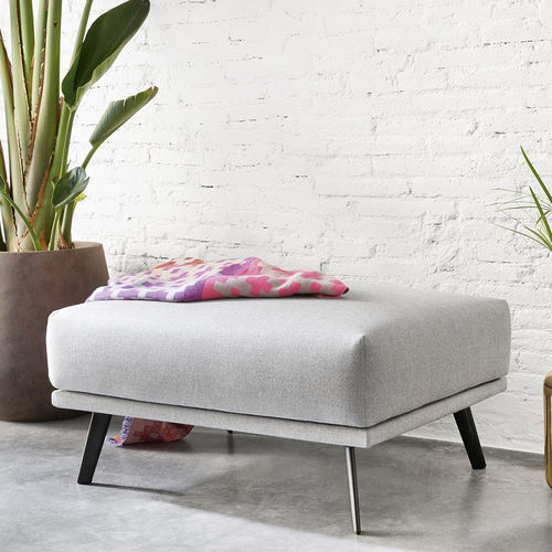 现代风格软包脚凳 - COSTURA - STUA - 布料 / 皮质 / 矩形