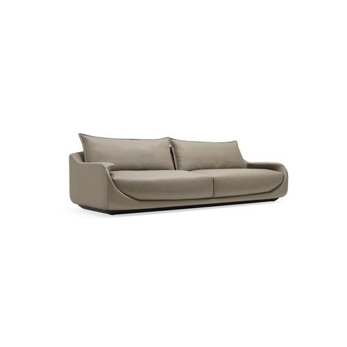现代风格沙发 - MARTINI - GIORGETTI - 布料 / 皮质 / 棕色