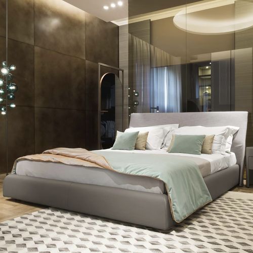 双人床 - ALTEA  - GIORGETTI - 现代风格 / 布艺 / 带床头板