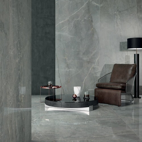 陶土瓷砖 - SLIMTECH SYNESTESIA : GREY MARBLE - LEA CERAMICHE - 哑光 / 抛光 / 室内