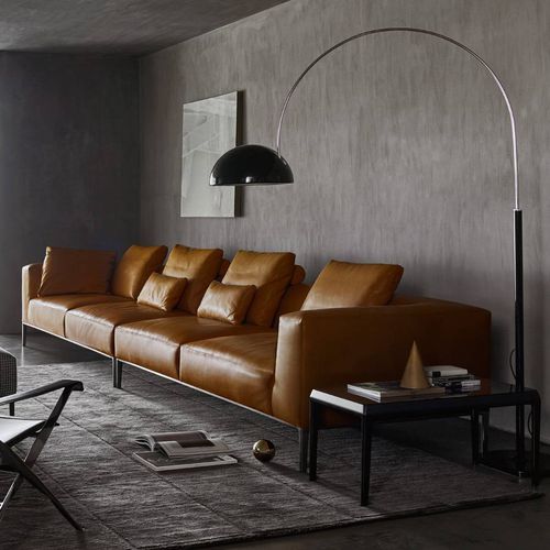 组合沙发 - Michel Effe - B&B Italia - 现代风格 / 布料 / 皮质