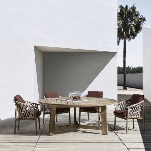 现代风格椅子 - Ginestra - B&B Italia - 户外 / 布料 / 实木