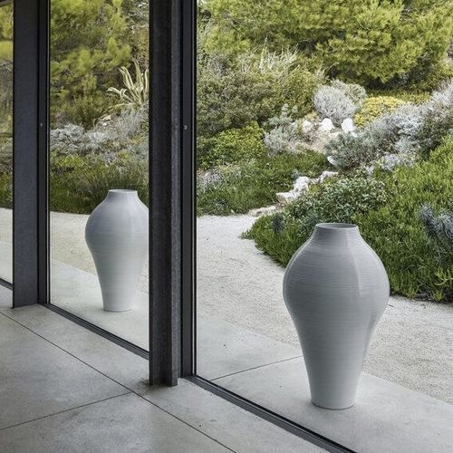现代风格花瓶 - WHITE - B&B Italia - 陶瓷 / 置于地面上 / Marcel Wanders 设计