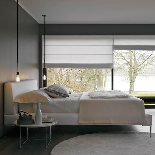 双人床 - Charles - B&B Italia - 现代风格 / 布艺 / 带床头板