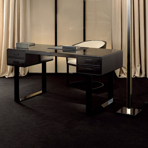 现代风格办公桌 - EUCLIDE - Giorgio Armani Casa - 枫木 / 钢