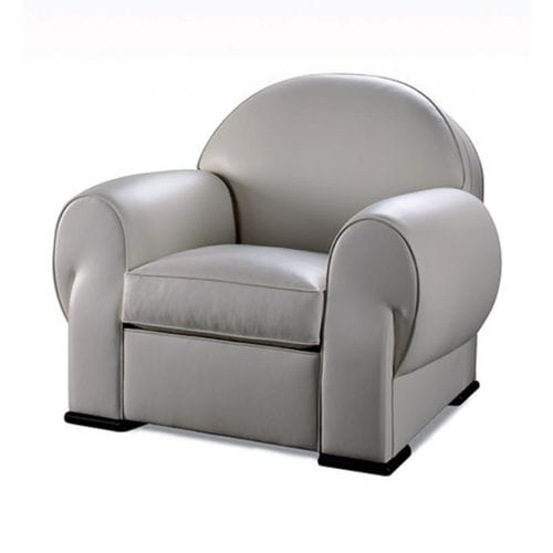 传统风格俱乐部椅 - EMILE - Giorgio Armani Casa - 皮质