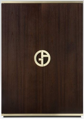 现代风格衣柜 - D'ALAMBERT - Giorgio Armani Casa - 木质 / 平开门式